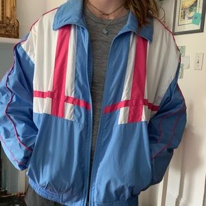 SUPER CUTE VINTAGE IXSPA WINDBREAKER JACKET